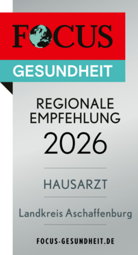FOCUS Regionale Empfehlung 2026 – Hausarzt Landkreis Aschaffenburg